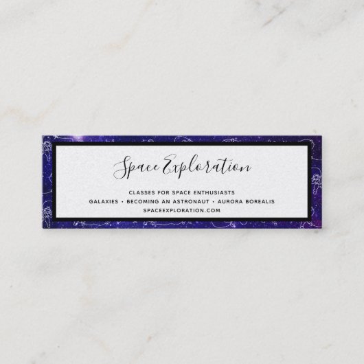 Carte De Visite Mini Astronaut (Devant)