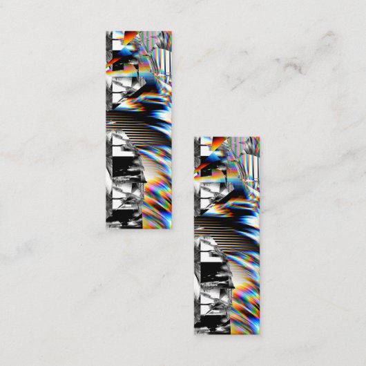 Carte De Visite Mini Attaque arc-en-ciel (Devant / Derrière)