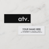 Carte De Visite Mini atv. (Devant / Derrière)