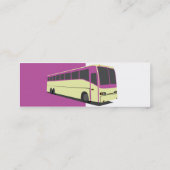 Carte De Visite Mini Autobus pourpre - maigre (Dos)