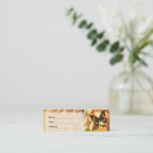 Carte De Visite Mini Automne (Debout devant)