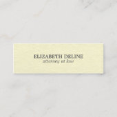 Carte De Visite Mini Avocat de texture simple et simple (Devant)