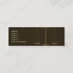 Carte De Visite Mini Avocat - maigre