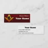 Carte De Visite Mini b-card04s (Devant / Derrière)