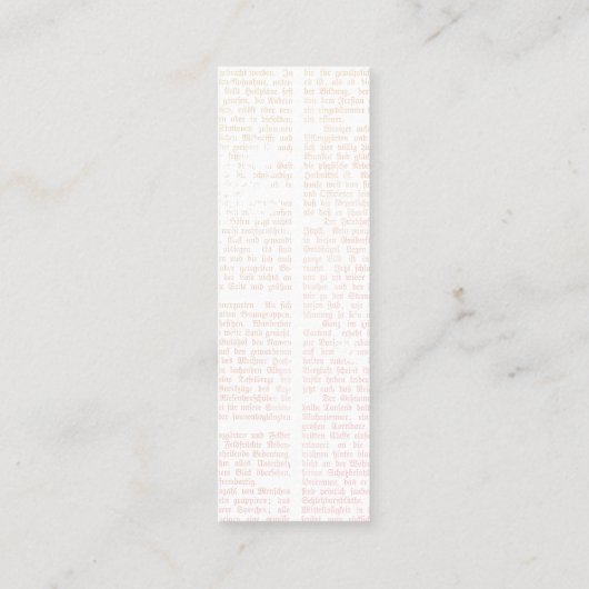 Carte De Visite Mini Baby shower Signet Favoriser - Notre prochain chap (Dos)
