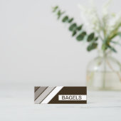 Carte De Visite Mini BAGELS rétro (Debout devant)