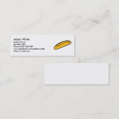 Carte De Visite Mini Baguette de pain (Devant / Derrière)