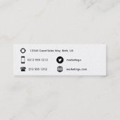 CARTE DE VISITE MINI BAIN, HORIZON BRITANNIQUE (Dos)