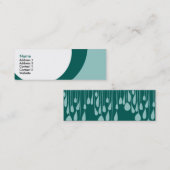 Carte De Visite Mini baisses d'égouttement : 2 dégrossis : S : (Devant / Derrière)