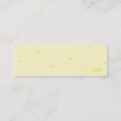 Carte De Visite Mini Balance - maigre (Dos)