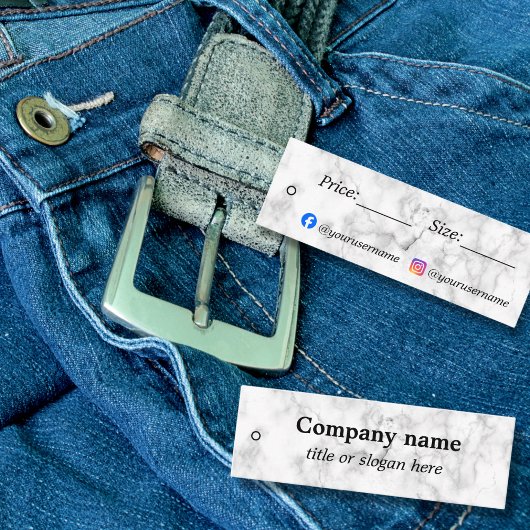 Carte De Visite Mini Balise Prix Marbre blanc