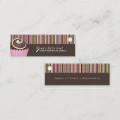 Carte De Visite Mini Balises d'emballage de boulangerie (Devant / Derrière)