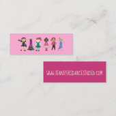 Carte De Visite Mini Ballet Tap Jazz Lyrique Hiphop Acro Dance Studio (Devant / Derrière)