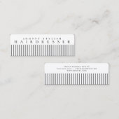 Carte De Visite Mini Bande blanche (Devant / Derrière)