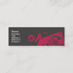 Carte De Visite Mini Bande cassée - maigre
