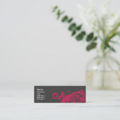 Carte De Visite Mini Bande cassée - maigre (Debout devant)