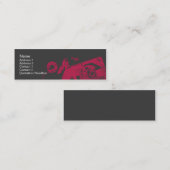 Carte De Visite Mini Bande cassée - maigre (Devant / Derrière)