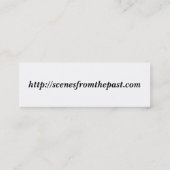 Carte De Visite Mini Bande des Indiens (Dos)