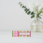 Carte De Visite Mini bandes rétro (Debout devant)