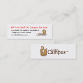 Carte De Visite Mini Bannière de SellOnCampus (Devant / Derrière)