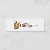 Carte De Visite Mini Bannière de SellOnCampus (Dos)