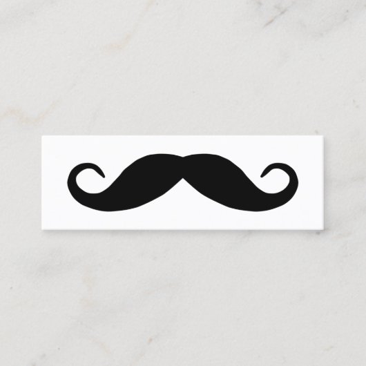 Carte De Visite Mini Barbe à la poignée noire (Devant)