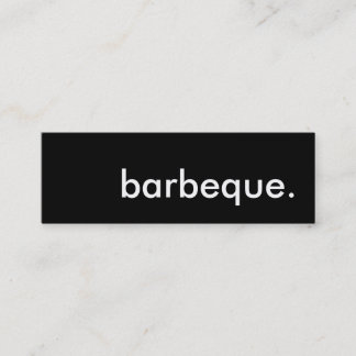 Carte De Visite Mini barbecue.