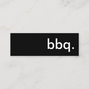 Carte De Visite Mini barbecue.