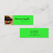 Carte De Visite Mini bariolé makeup (Devant / Derrière)