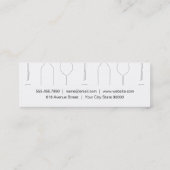 Carte De Visite Mini Barre à vin | Accessoires de vin Motif (Dos)