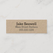 Carte De Visite Mini Barre urbaine (Dos)