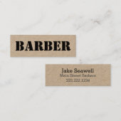 Carte De Visite Mini Barre urbaine (Devant / Derrière)