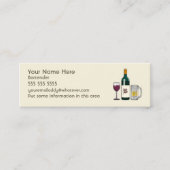 Carte De Visite Mini Bartender Bone (Devant)