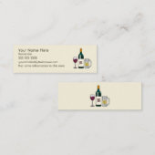 Carte De Visite Mini Bartender Bone (Devant / Derrière)