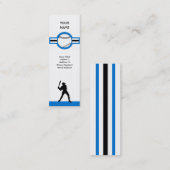 Carte De Visite Mini baseball : étoile (Devant / Derrière)