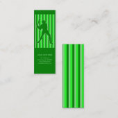 Carte De Visite Mini baseball : style rétro : (Devant / Derrière)