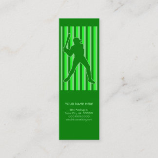 Carte De Visite Mini baseball : style rétro :