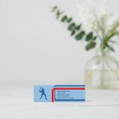 Carte De Visite Mini baseball : style rétro : (Debout devant)