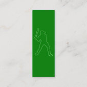 Carte De Visite Mini baseball : style rétro : (Dos)