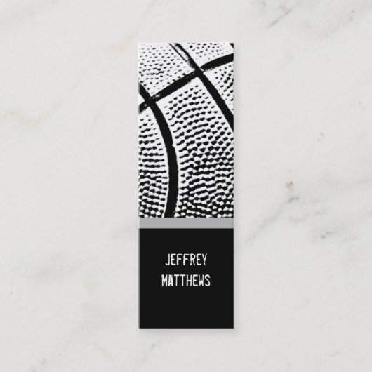 Carte De Visite Mini Basket-ball (Devant)