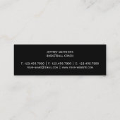 Carte De Visite Mini Basket-ball (Dos)