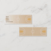 Carte De Visite Mini Basket-ball - maigre (Devant / Derrière)