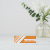 Carte De Visite Mini BASKETBALL rétro (Debout devant)