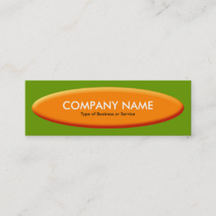 Carte De Visite Mini Bateau Shape III - Orange avec Avocado