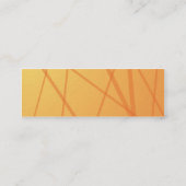 Carte De Visite Mini Bâtons oranges - maigres (Dos)