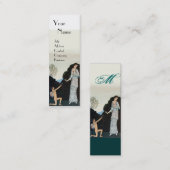 CARTE DE VISITE MINI BEAUTÉ ET CUPIDE - MODE DESIGNER MAKEUP ARTISTE (Devant / Derrière)