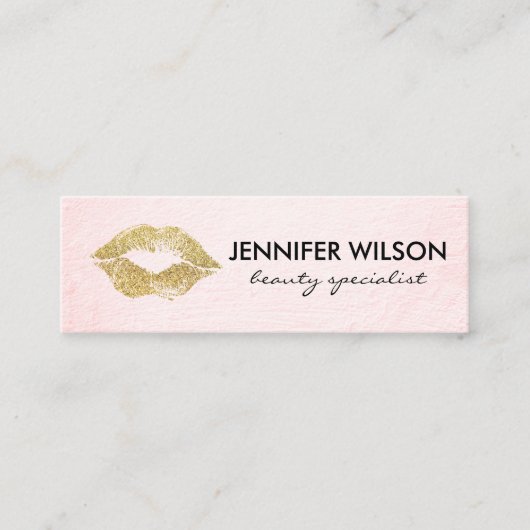 Carte De Visite Mini Beauté et maquillage (Devant)