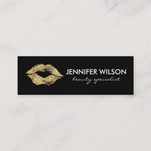 Carte De Visite Mini Beauté et maquillage (Devant)