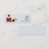 Carte De Visite Mini Beauté - maigre (Devant / Derrière)