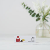 Carte De Visite Mini Beauté - maigre (Debout devant)